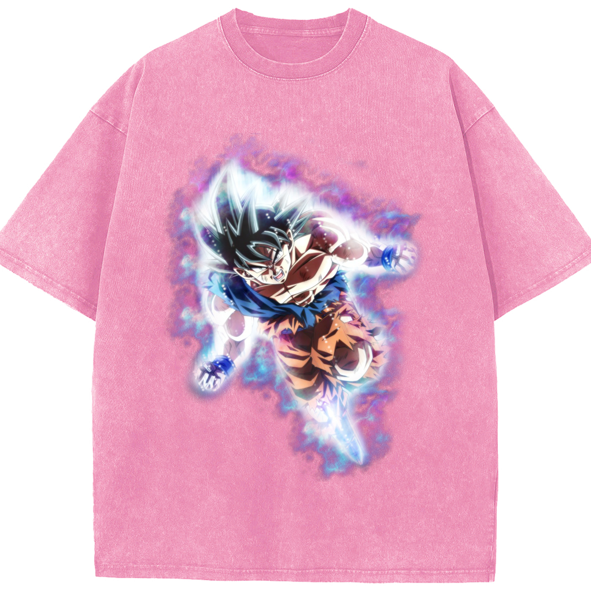 （画像用） ドラゴンボール 孫悟空（そん ごくう）Son Goku カカロット DRAGON BALL Kakarotto 綿100% ヴィンテージ風 半袖Tシャツ（フロントプリント）